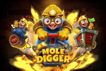 Play'n GO Mole Digger på ett nätcasino