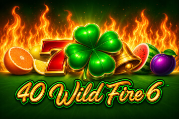 Cash Cascade - 40 Wild Fire 6 på ett nätcasino