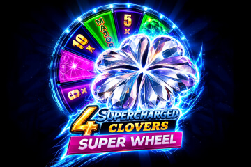 4 Supercharged Clovers: Super Wheel - online spelautomat