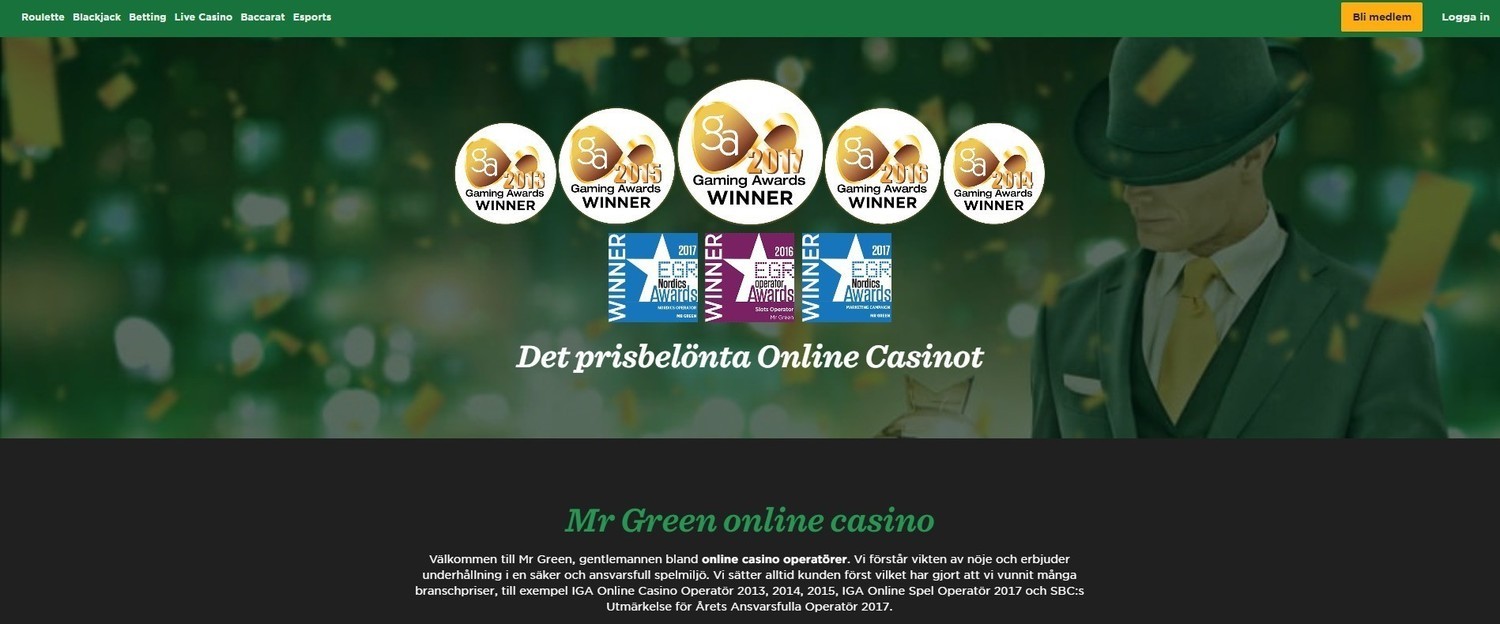 Mr Green online casino