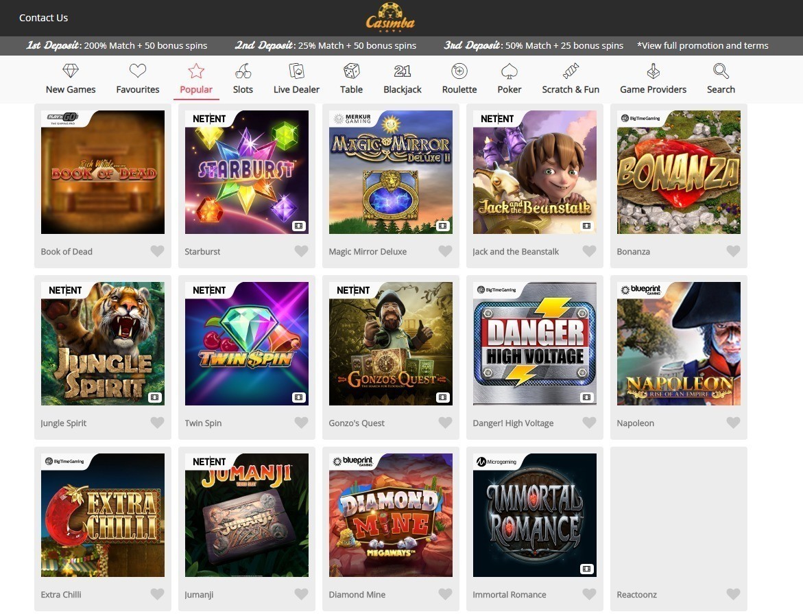 Casimba casino online