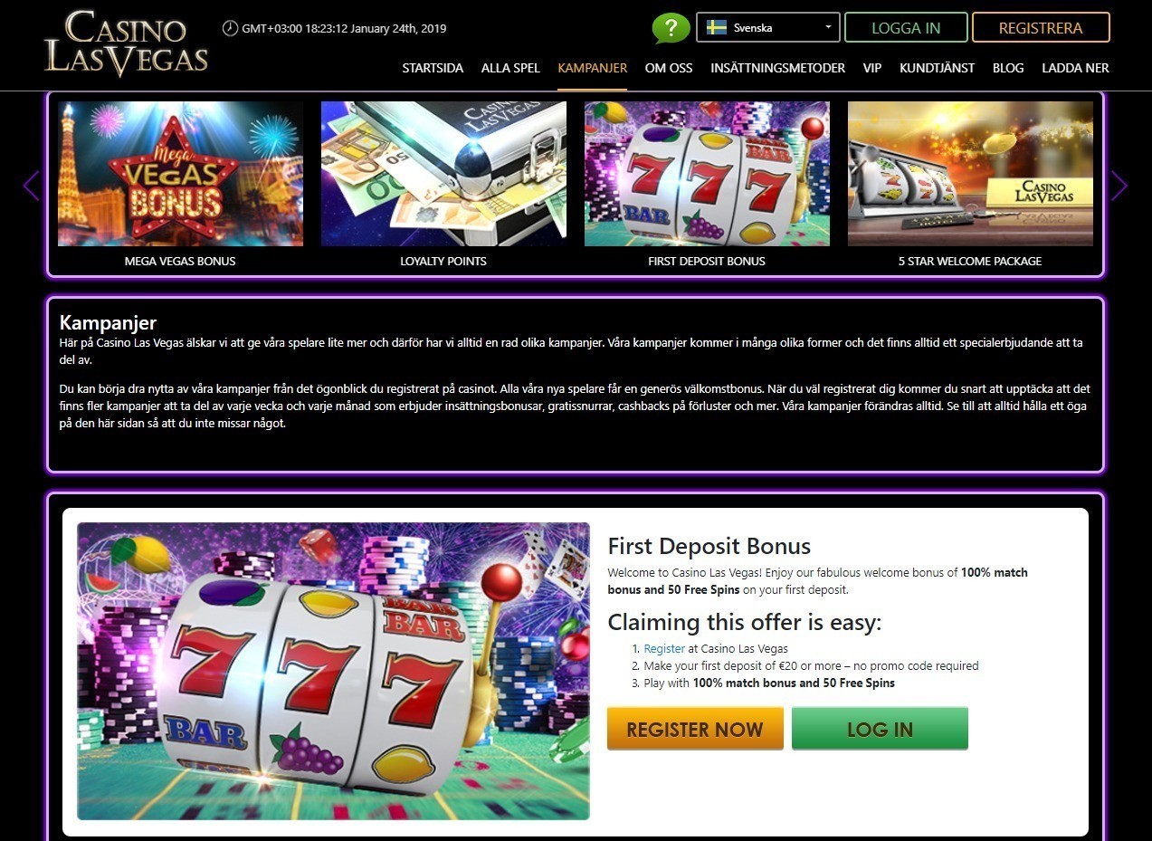 Casino Las Vegas bonusar