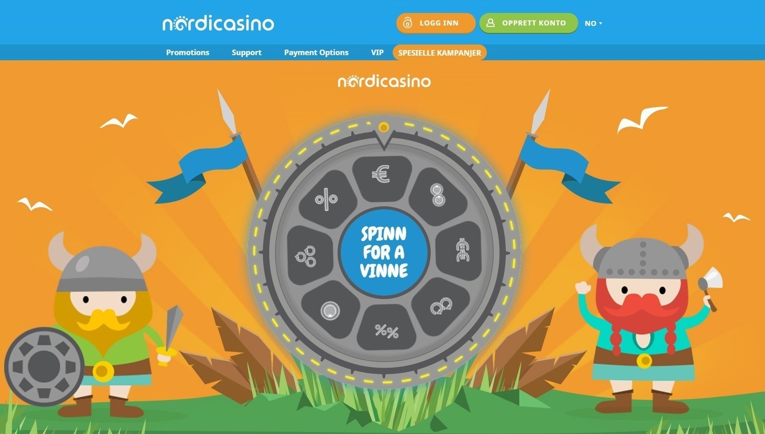 erbjudanden på NordiCasinos hemsida idag