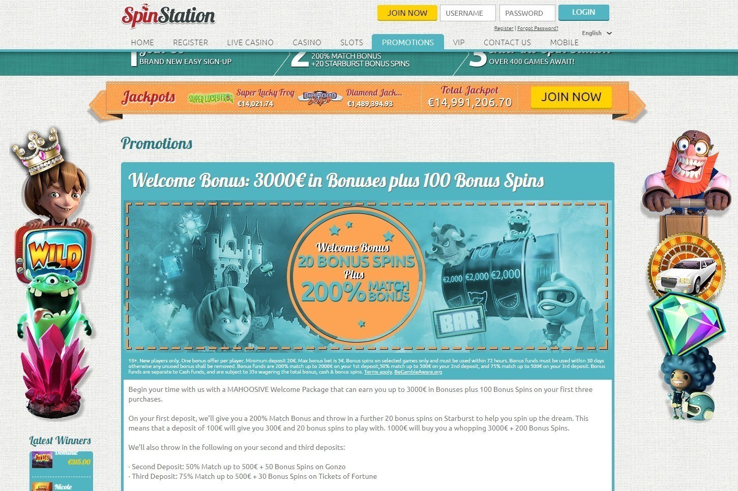 Spinstation casino unika kampanjer och bonusar