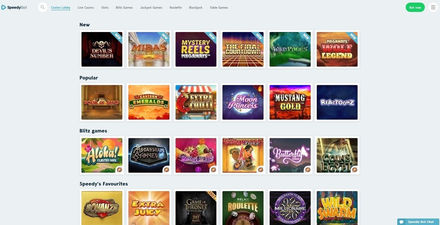  Speedy Bet Casino