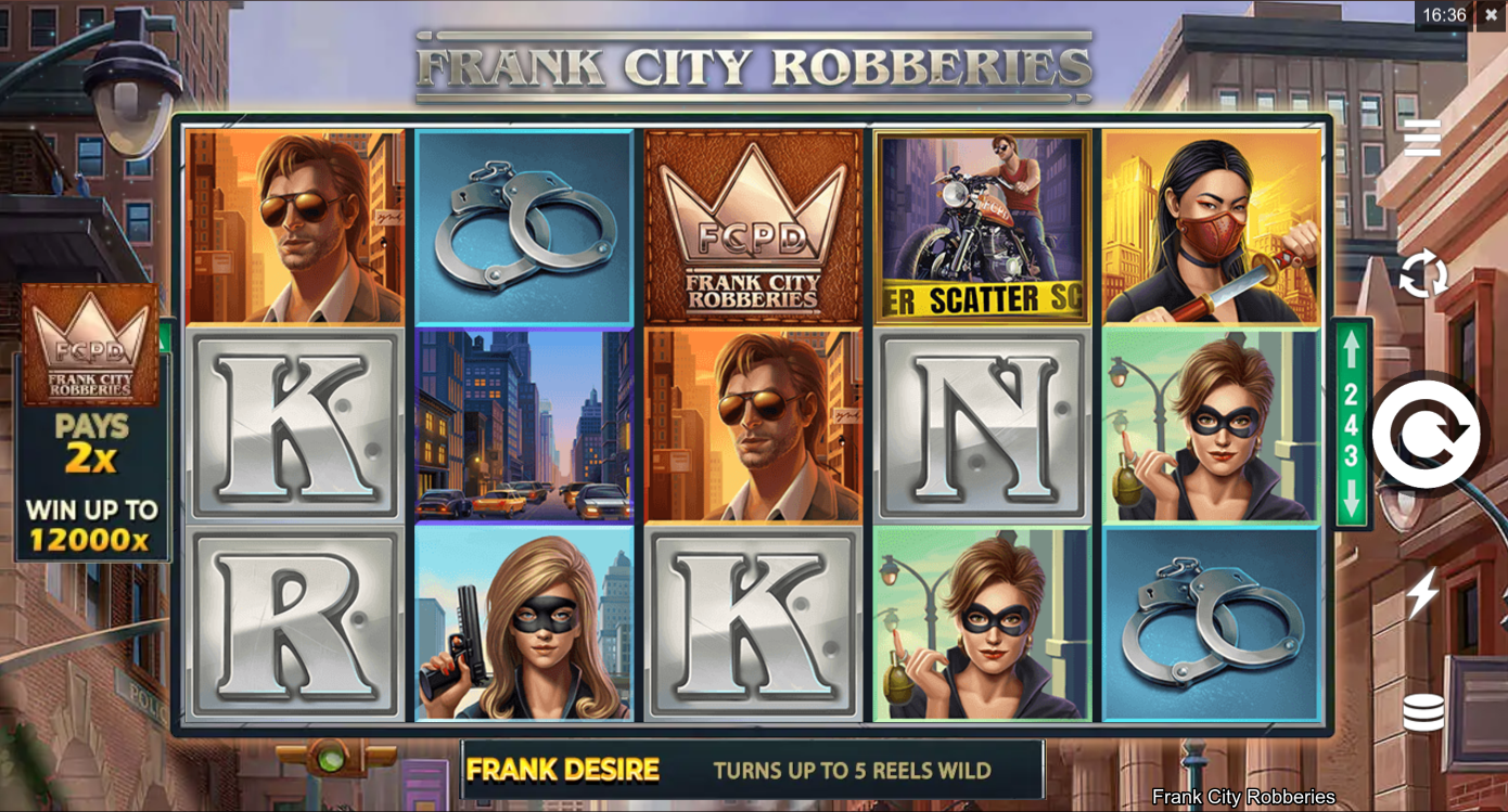 Slot för Frank City Robberies