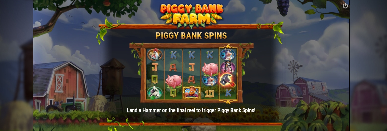 Piggy Bank Farm Spelautomat Från Play`n Go